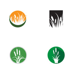 Reeds icon vector design template