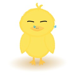 baby chick crying