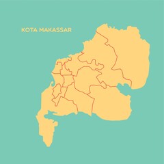 map of kota makassar