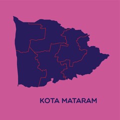 map of kota mataram