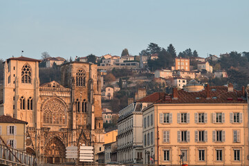 Fototapeta na wymiar Saint Maurice Cathedral in Vienne France