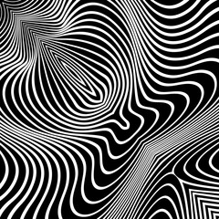 Vector abstract lines pattern. Waves background