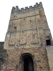 Fototapeta na wymiar Richmond castle tower North Yorkshire UK