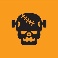 frankenstein monster skull