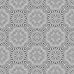 Vector abstract lines pattern. Waves background