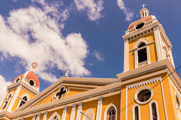 A typical scene in Granada in Nicaragua