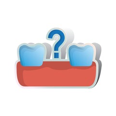 missing tooth on gum