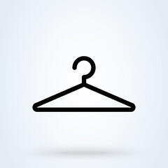 hanger. Simple modern icon design illustration.