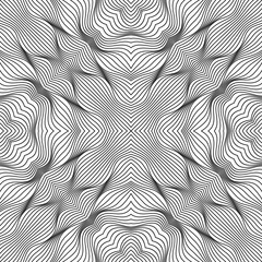 Vector abstract lines pattern. Waves background