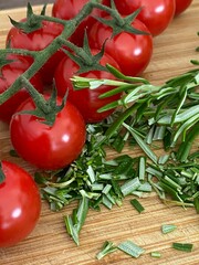 tomatoes and basil