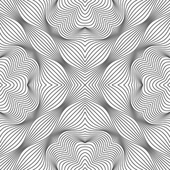 Vector abstract lines pattern. Waves background