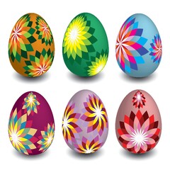 collection of easter eggs