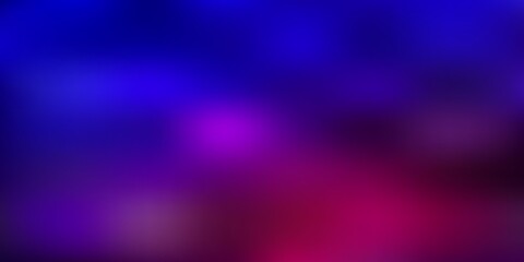 Light blue, red vector gradient blur drawing.