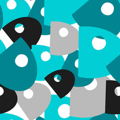 Vector seamless pattern of letter D of English alphabet in pink and violet tones