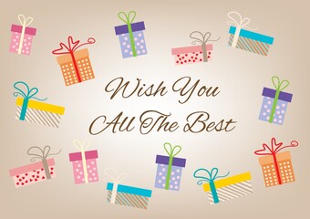 wish you all the best card