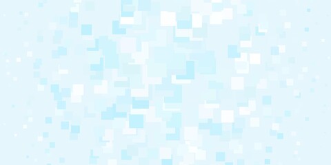Light BLUE vector template in rectangles. Illustration with a set of gradient rectangles. Pattern for commercials, ads.