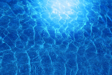 Photo background of blue sea water