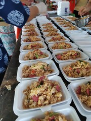 thai food on the table