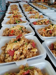 thai food on the table