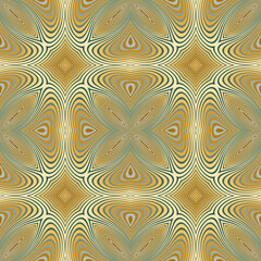 Abstract ornamental patch seamless pattern