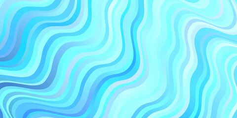 Fototapeta premium Light BLUE vector texture with circular arc.