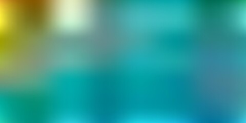 Light blue, yellow vector blur backdrop.