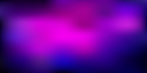 Dark pink, blue vector blur pattern.