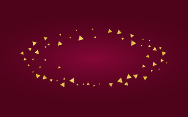 Yellow Shards Festive Red Background. Glamour 