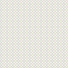 Vector Green Gray Mauve Pink Donut Circles on White Seamless Repeat Pattern. Background for textiles, cards, manufacturing, wallpapers, print, gift wrap and scrapbooking.