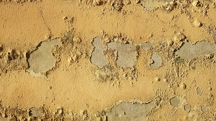 Closeup abstract old wall background. Grunge concrete wall texture for design.