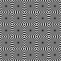 Vector geometric pattern with distortion effect