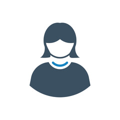Avatar woman icon