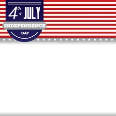 fourth of july independence day card