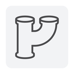 pipe connector icon