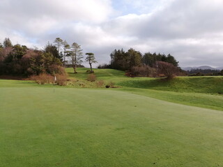 Golf course on a sunny day