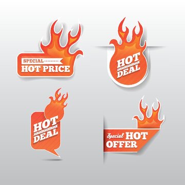 hot price sticker set