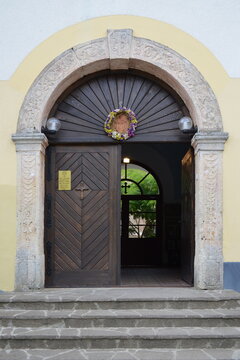Entrance to the Serbian Ortodox Monastery, Velika Remeta at Fru&scaron;ka Gora mountain