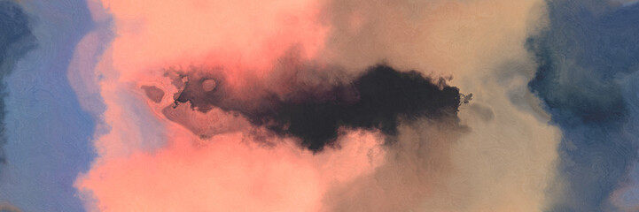 abstract watercolor background with watercolor paint style with dark salmon, dark slate gray and slate gray colors