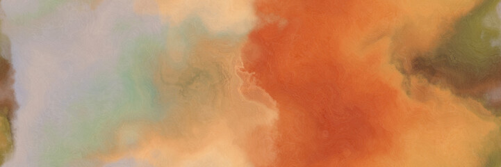 Fototapeta premium abstract watercolor background with watercolor paint style with peru, dark gray and pastel brown colors. can be used as background texture or graphic element