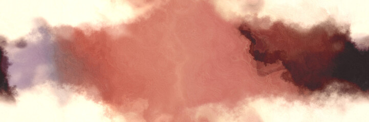 abstract watercolor background with watercolor paint style with rosy brown, antique white and dark salmon colors. can be used as web banner or background