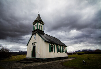 Fototapeta premium Icelandic church