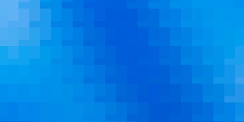 Light BLUE vector backdrop with rectangles. New abstract illustration with rectangular shapes. Design for your business promotion.