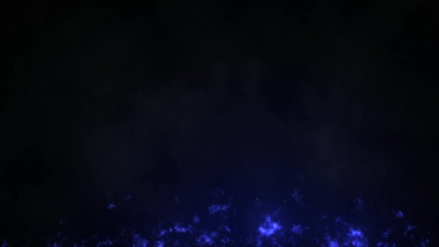 loopable high-quality fire background with embers and particles