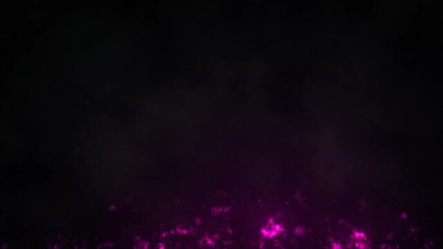 loopable high-quality fire background with embers and particles