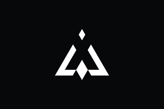 Minimal Innovative Initial AX logo and XA logo. Letter AX XA creative elegant Monogram. Premium Business logo icon. White color on black background