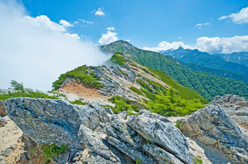 Fototapeta na wymiar Mt. Otensho, Nagano, Japan