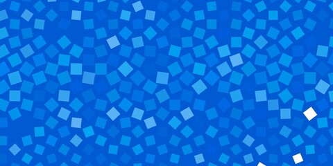 Light BLUE vector background in polygonal style. Colorful illustration with gradient rectangles and squares. Pattern for websites, landing pages.