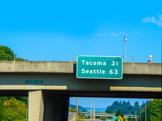 The architecture of Seattle. Seattle on the Puget Sound  in the USA became a commercial centre and a gateway to Alaska during the Klondike Gold Rush. The city became a technology hub in the 1980s.