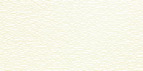 Dark Green, Yellow vector texture with circular arc. Abstract illustration with bandy gradient lines. Best design for your ad, poster, banner.