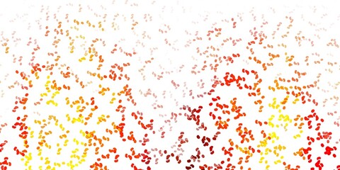 Light orange vector pattern with abstract shapes.